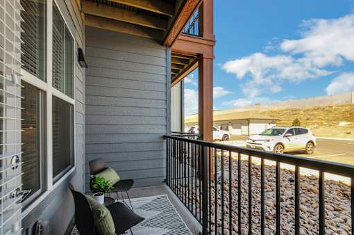 Outdoor Patio at Colorado Springs Apartments for Rent