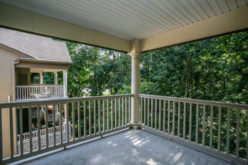 Private Patio/ Balcony at Apartments for Rent in North Druid Hills, GA