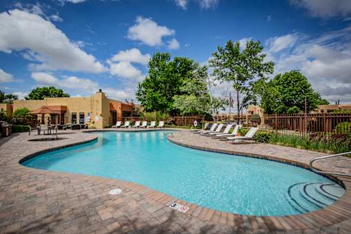 Salt Water Pool at Santa Fe Rentals 87507
