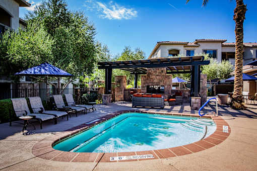 Two Hot Tub/ Spas at Las Vegas Apartments near Los Prados Country Club