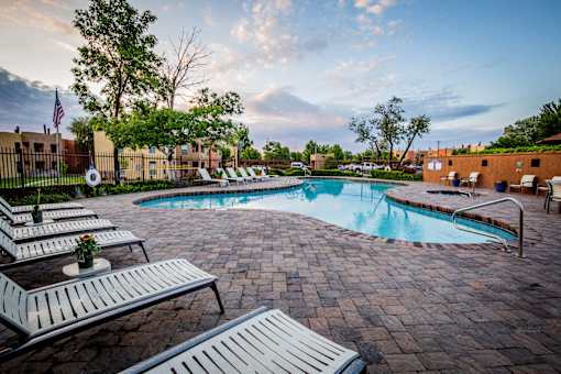 Pool Sundeck at Apartment Homes in Santa Fe NM 87507