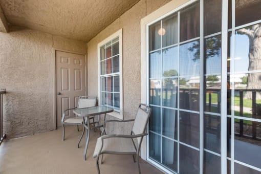 Patio Balcony at Rio Rancho Albuquerque Apartments