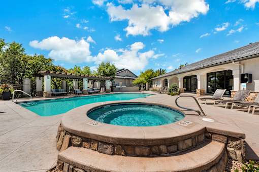 Spa Hot Tub for Residents at ABQ apartment rentals
