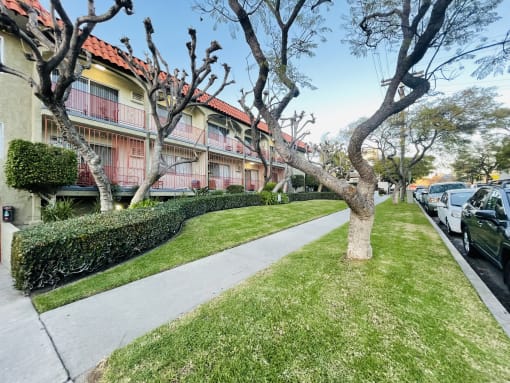 Front Right  at Lido Apartments - 10535 Rose Ave, Los Angeles, CA