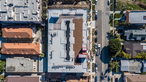 Aerial View  at Lido Apartments - 4847 Oakwood, Los Angeles, CA, 90004