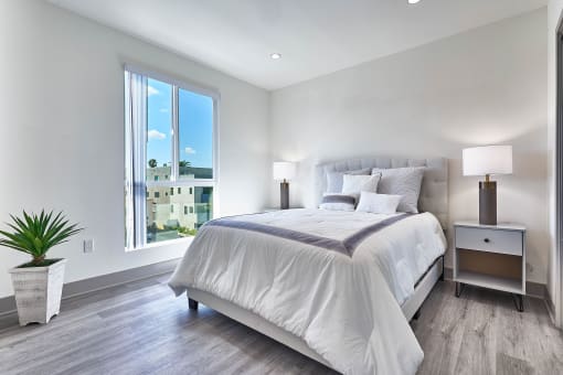 Master Bedroom at 4847 Oakwood Ave. Los Angeles, CA