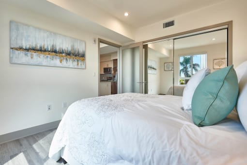 Bedroom at 4847 Oakwood Ave. Los Angeles, CA