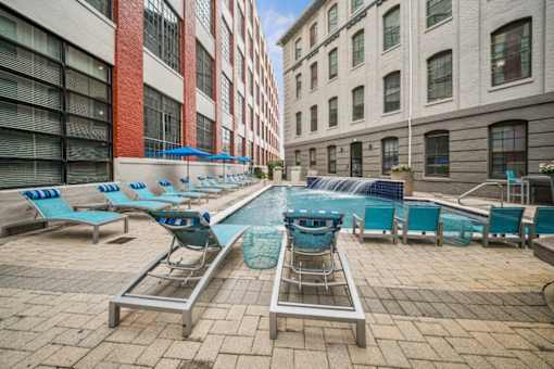 Poolside Relaxing Chairs at The Locks, Richmond, 23219