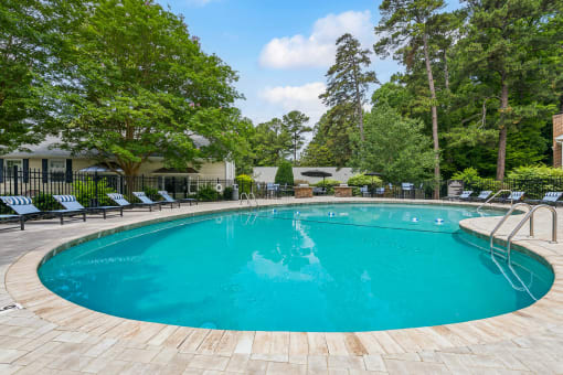 Pool View at Lake Johnson Mews, Raleigh, NC