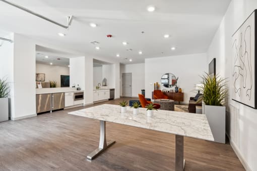 living room at The Constellation Apartments, PRG Real Estate, Hampton, Virginia