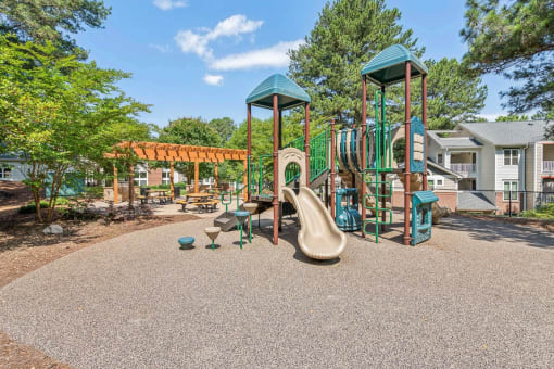 playgrounds at the estates at The Falls Apartments in Raleigh NC