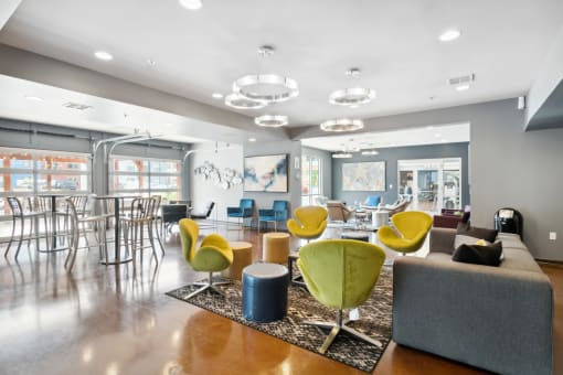 Spacious Lobby at South Sixteen at The Bridges in Downtown Roanoke