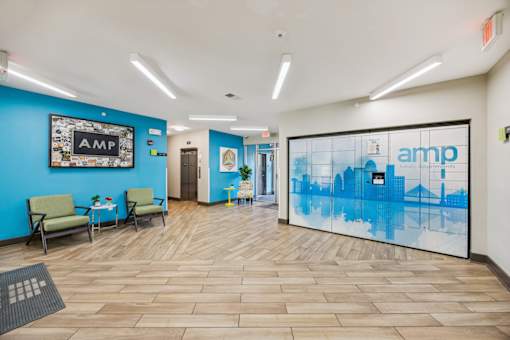 Package Locker Room at AMP Apartments, Louisville, 40206