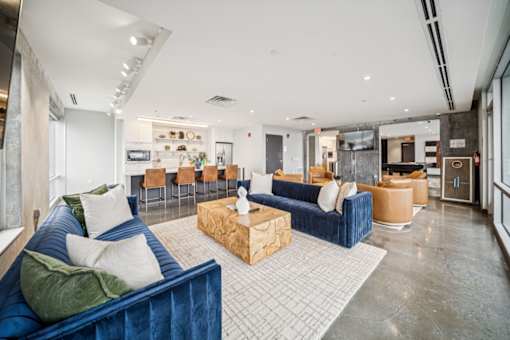 Clubhouse Lounge at The Locks Tower, Richmond, Virginia