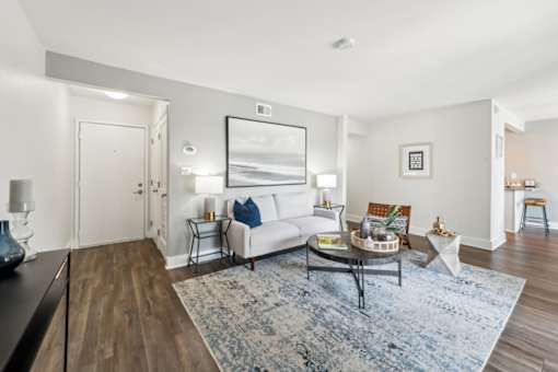 Spacious Living Area at Linkhorn Bay Apartments, Virginia Beach, VA