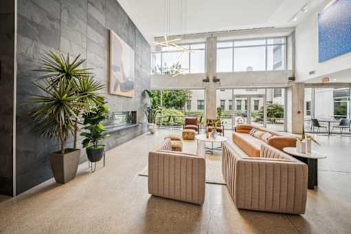 Lobby at The Locks Tower, Richmond Virginia