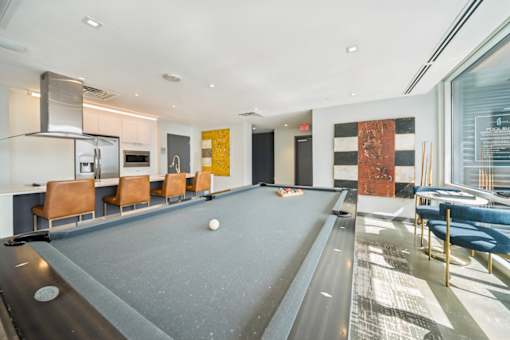 Billiards Table at The Locks Tower