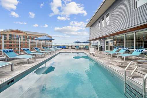 Rooftop Pool at The Locks Tower, Richmond, Virginia