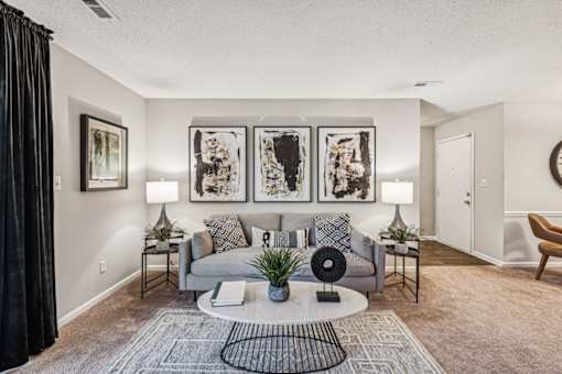 Living Room Sofa at Park Ridge Estates, Durham