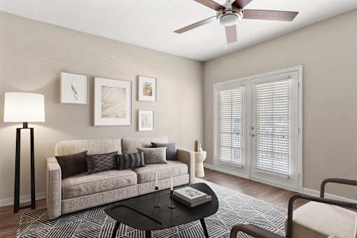 Living Room Area at Citrus Tower Apartments Clermont, FL
