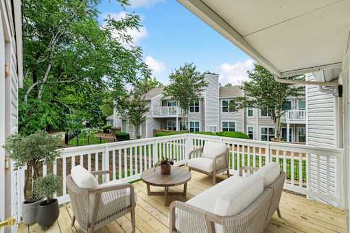 Balcony And Patio at Chapel View, Chapel Hill North Carolina