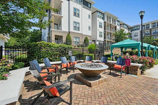 Firepit Area  at Palm Crossing Apartments Winter Garden FL
