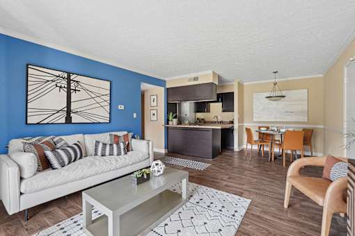 Living Room at The Grove at Lyndon Apartments in Louisville KY