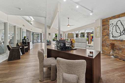 Resident Lounge Area at The Grove at Lyndon Apartments in Louisville KY