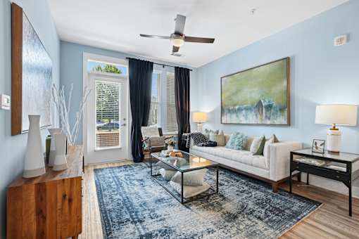Living Room Area  at Palm Crossing Apartments Winter Garden FL