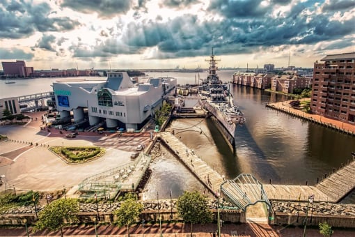 Aerial View Of Property And Exterior at The Constellation Apartments, PRG Real Estate, Hampton