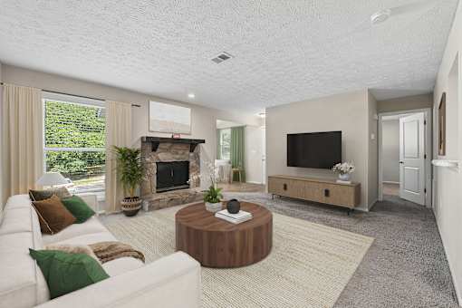 Living and  sunroom at Edgemont