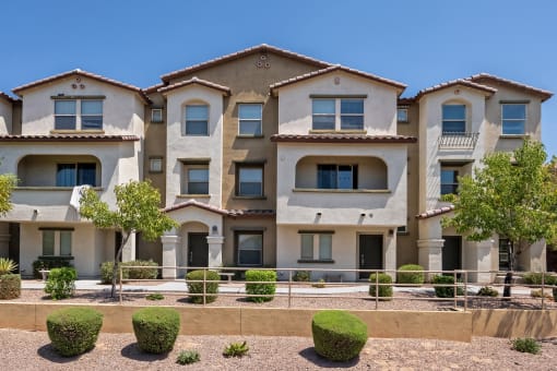Front Exterior View of the Apartments