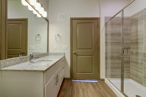 Select Units Offer Walk-In-Showers