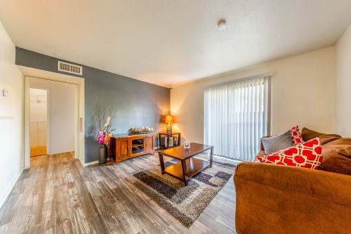 Spacious Living Room at Oaks of Westlakes Apartments, San Antonio, TX, 78245