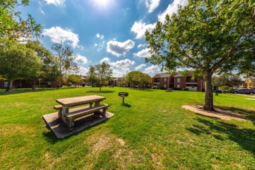 Open Picnic Field at Oaks of Westlakes Apartments, San Antonio, TX, 78245