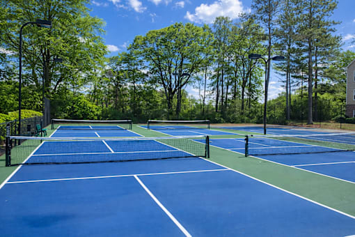 Tennis Courts at Manchester Place Apartments, Lithia Springs, GA