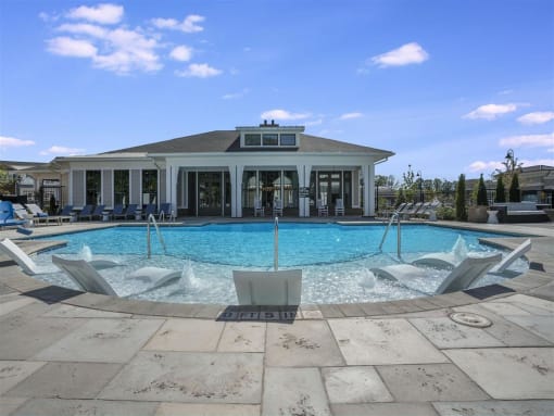 Front Pointe at Prosperity Village Pool View in North Carolina Apartments for Rent