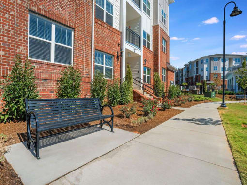 Pointe at Prosperity Village Outdoor Seating Arrangement in Charlotte Apartments