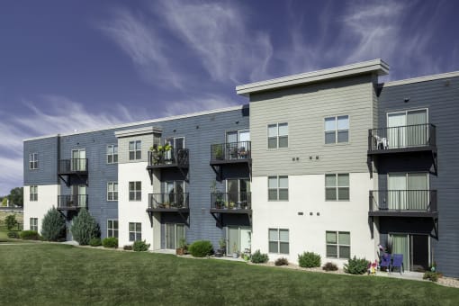 a picture of an apartment building
