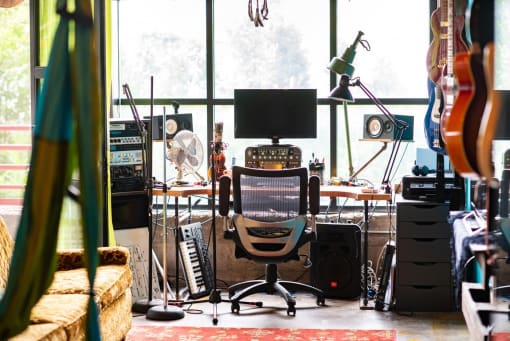 Front room/artist area