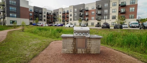 BBQ Grill at Panton Mill Station Apartments,J Street Property Services, LLC, South Elgin, IL