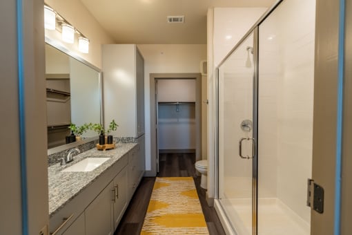 the preserve at ballantyne commons community bathroom at One Preston Station, Celina