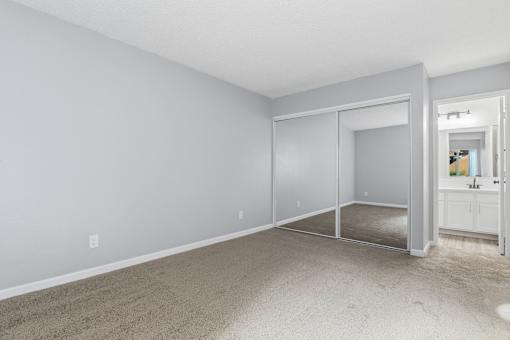 Our 'Premium' 2 Bedroom 2 Bath Apartment Bedroom at Vista Flores Apartments