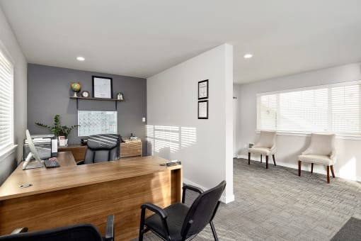 Inside Our Leasing Office at The Regency Apartments in Lacey, Washington