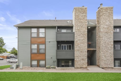 Exterior of Buildings at Hilltop View Apartments