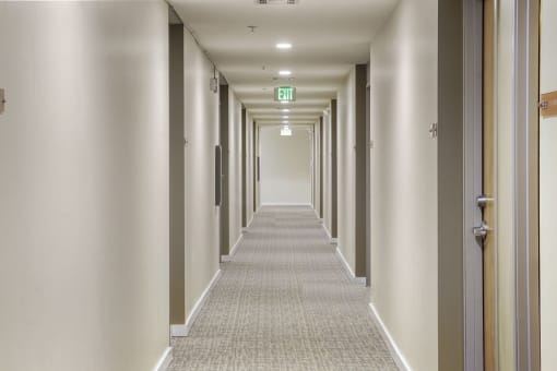 Our Apartment Building Interior Hallway at Sleek Lofts Apartments