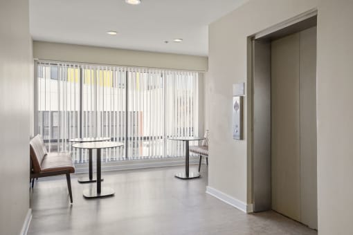 Our Apartment Building Elevator at Sleek Lofts