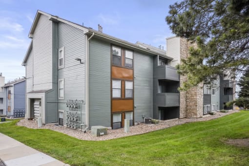Exterior of Buildings at Hilltop View Apartments