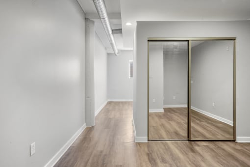 Bedroom at Sleek Lofts