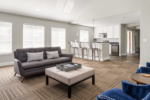 The interior of our Clubhouse at Capitol City in Lacey, WA